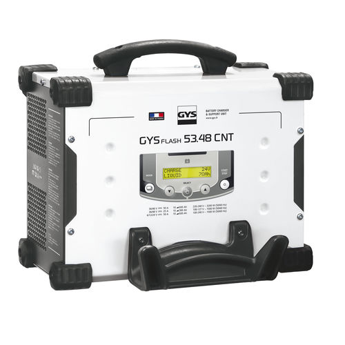 Cargador de baterías para vehículo eléctrico - GYSFLASH 53.48 CNT FV - GYS - para automóvil / para carretilla elevadora / portátil