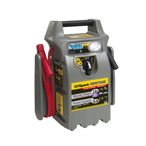 Cargador de arrancador de batería para moto - GYSPACK HERITAGE 6/12 - GYS - para coche / 12 V / ácido-plomo