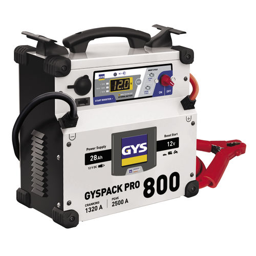 Cargador de arrancador de batería para moto - GYSPACK PRO 800 - GYS - para coche / 12 V / ácido-plomo