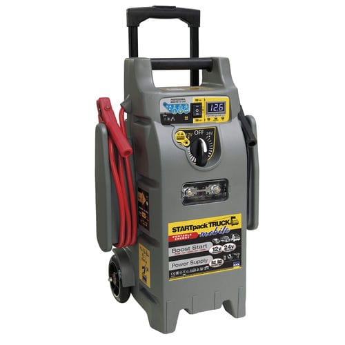 Cargador de arrancador de batería para coche - STARTPACK TRUCK MOBILE - GYS - para vehículos pesados / 12 V / 24 V