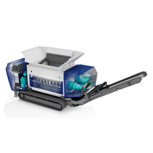 Destrozador primario - MERAK 2800 - Lindner Recyclingtech GmbH - secundario / de 1 eje / para madera
