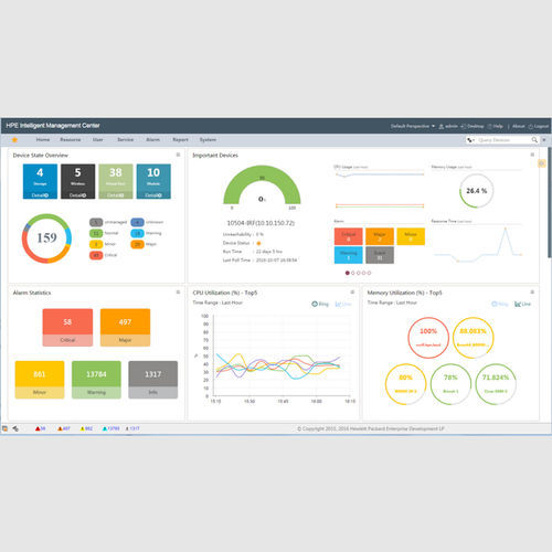 Software de gestión - HPE IMC - Hewlett-Packard - de supervisión / configuración / de red