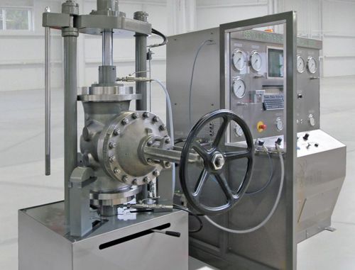Banco de ensayo vertical - VCB30-S - Ventil Test Equipment BV - de presión / controlado por PC / para válvulas de cierre