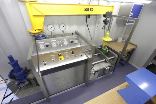 Instalación de prueba y reparación para válvulas de descarga - CT20-4 - Ventil Test Equipment BV - para válvula / móvil