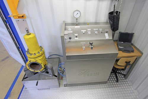 Instalación de prueba y reparación para válvulas de descarga - CT10-SRV  - Ventil Test Equipment BV - para válvula / móvil