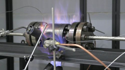 Banco de ensayo de reacción al fuego - Ventil Test Equipment BV - automático / para válvulas / horizontal