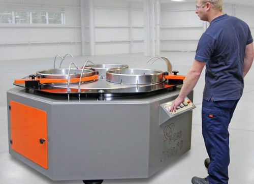 Máquina pulidora para metales - OPTIC 60 - Ventil Test Equipment BV - industrial / de acabado / de esmerilado plano