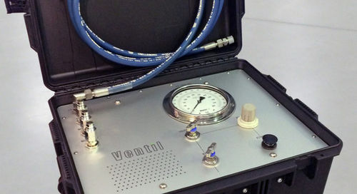 Aparato de pruebas de presión - ORION LM1500 - Ventil Test Equipment BV - semiautomático / para conducto / para recipiente a presión