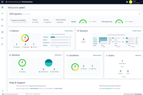 Software de supervisión - ExtremeCloud Orchestrator - Extreme Networks - de mando / de gestión / configuración