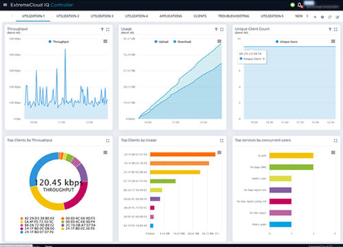 Software de gestión - ExtremeCloud IQ Controller - Extreme Networks - de calidad / de visualización / de mando