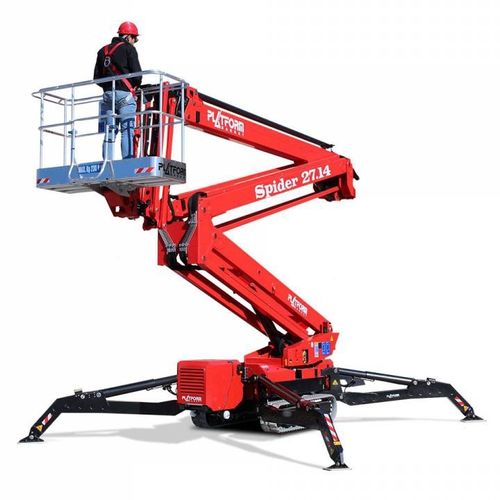 Plataforma araña con orugas - Spider 27.14 - Platform Basket - autopropulsada / eléctrica / con motor diésel