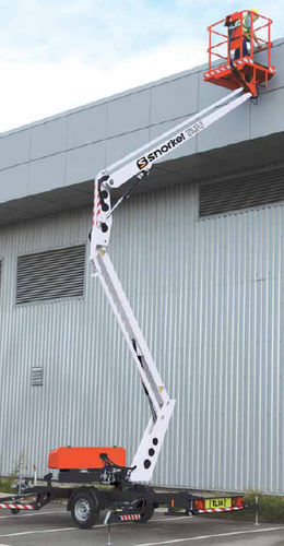 Cesta articulada de tracción - 2.2 m | TL34 - Snorkel - alimentada por batería / para uso exterior