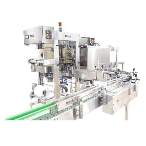 Retractiladora automática - SLO - Autopack Co., Ltd. - para botellas / con de film termorretráctil con barra de soldadura / doble