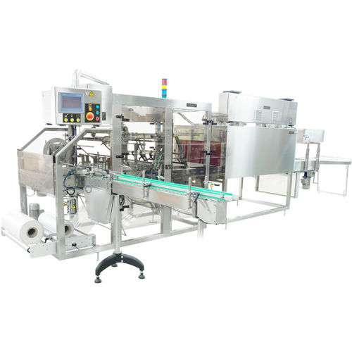 Retractiladora enteramente automática - SLA CMOS - Autopack Co., Ltd. - para envase plano / para paquetes recubiertos con film termorretráctil / continua