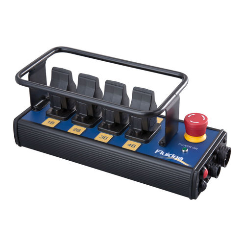 Caja botonera con 5 botones - PU1 - FLUIDEA - IP65 / de parada de emergencia