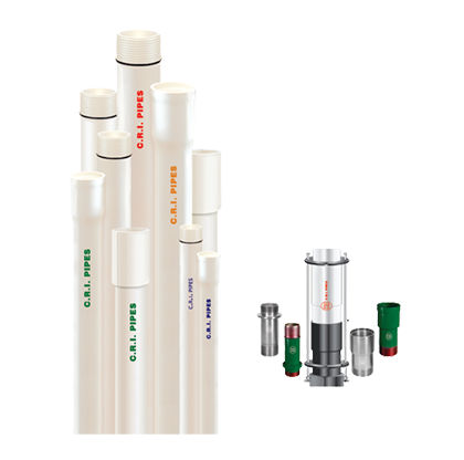 Tubería rígida para agua potable - UPVC - C.R.I. Pumps - de polímero / de caucho / para obra de construcción