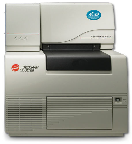 Sistema de análisis de datos - GenomeLab GeXP - SCIEX - de muestras