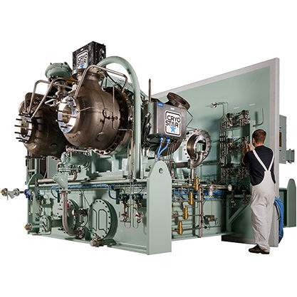 Compresor de gas - CM2 series  - Cryo Star - eléctrico / fijo / lubricado con aceite