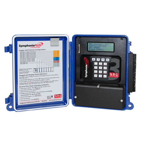 Registrador de datos universal - SymphoniePLUS®3 - NRG Systems - con pantalla / resistente a las intemperies / climático