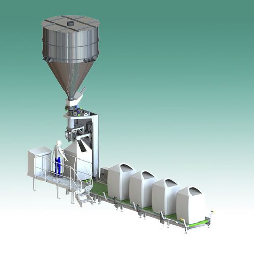 Estación de vaciado de big-bag automática - IBC-PW - Webster Griffin Ltd