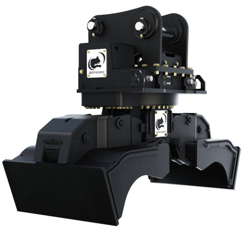 Cuchara pulpo - RPA COMPACTION series  - Rotobec Inc. - para la limpieza de cunetas / para excavadora