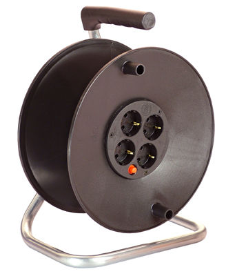 Enrollador de cables - ø 230 - 285 mm, 25 - 50 m - as - Schwabe GmbH - manual / transportable / eléctrico vacías