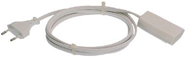 Alargador eléctrico flexible - 2.5 A, 250 V, 2 - 5 m  - as - Schwabe GmbH