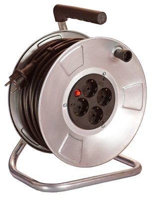 Enrollador de cables - H05VV-F 3G1,5 - as - Schwabe GmbH - manual / transportable / de metal