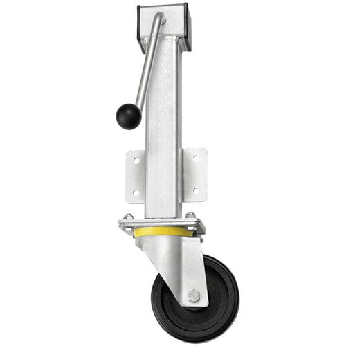 Ruedecilla giratoria - RH series - ROSS HANDLING LTD - con vástago / de altura regulable / de caucho