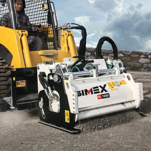 Fresadora en frío para minicargadora compacta - PL 1000 - Simex S.r.l - compacta / para asfalto