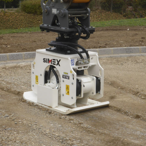 Plancha vibradora para excavadora - PV 700 - Simex S.r.l