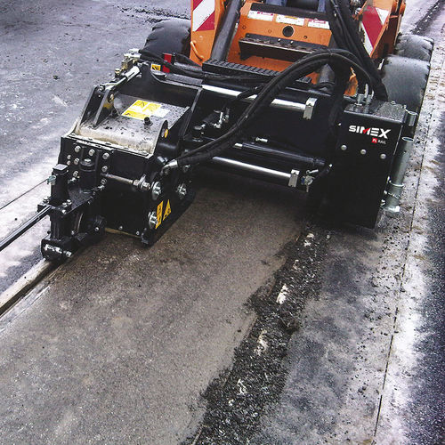 Cortador de asfalto - PL 40.25 RAIL - Simex S.r.l - en riel / hidráulico