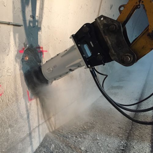 Fresa hidráulica para excavadora - TFV 400 - Simex S.r.l