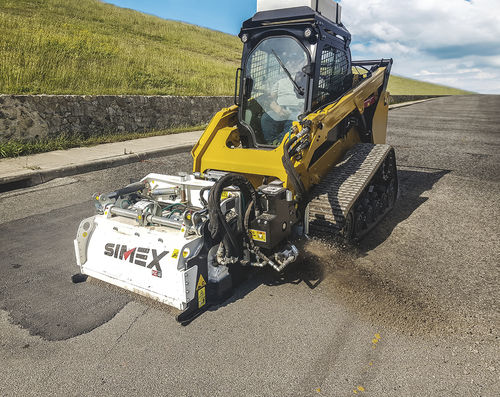 Regruesadora de suelo - PLC 40 - Simex S.r.l - para brazos excavadores