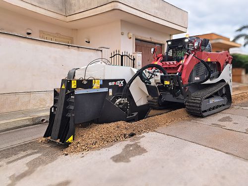 Sierra cortadora de pavimento - RWA 700 - Simex S.r.l - vertical / para hormigón / compacta