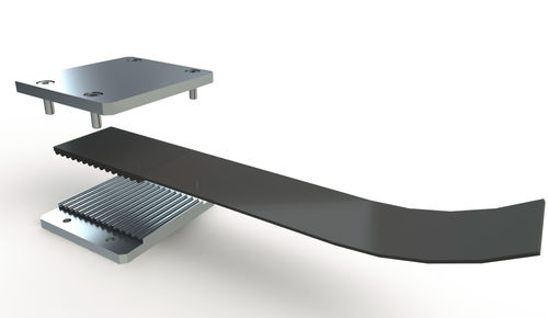 Placa de fijación de escayola - XL series  - Keiper GmbH & Co.KG - de acero / de aluminio / de acero inoxidable