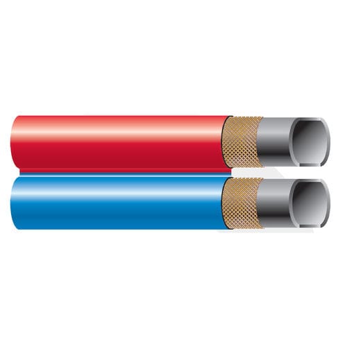 Manguera para acetileno - TWIN  - Semperflex - para GPL / para hidrógeno / de caucho