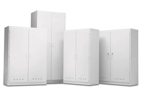 Armario de almacenamiento - FumeGard NU-53 series - NuAire - de taller / con patas / con puertas dobles