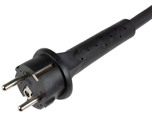 Clavija para uso intensivo - K1A-4 Typ - Müller Plastik GmbH - resistente a las salpicaduras / IP44 / resistente a los golpes