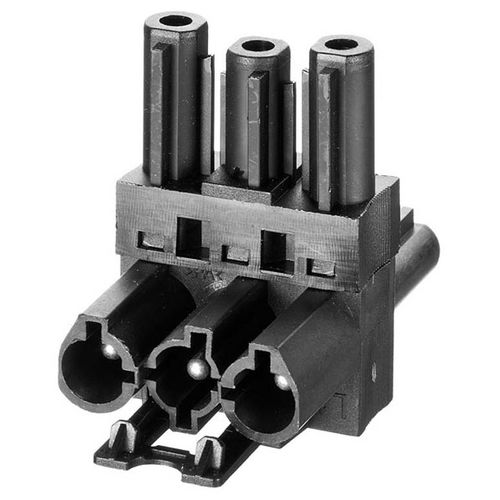 Enchufe y tomacorriente repartidor - Qneqt T Splitter - Müller Plastik GmbH - libre de halógenos / 3 polos / de baja tensión