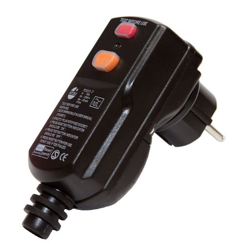 Clavija IP55 - 8180 Series - Müller Plastik GmbH - 2 polos / IEC / con interruptor de seguridad integrado