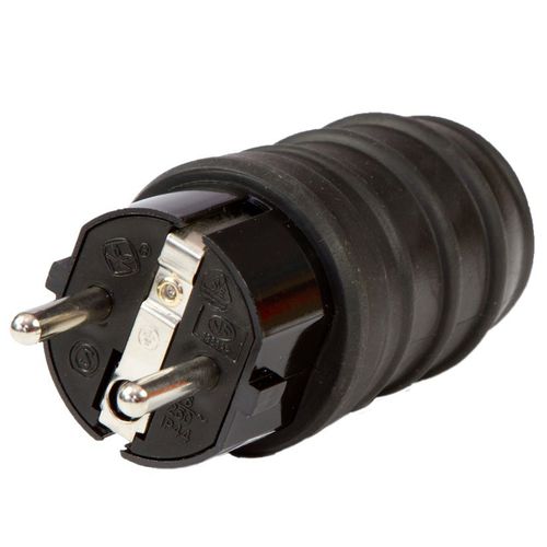 Enchufe y tomacorriente IP44 - 9006 000, 9007 000 - Müller Plastik GmbH - 2 polos / con puesta a tierra
