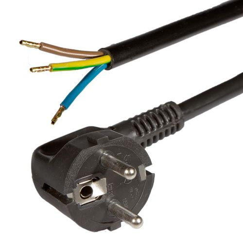Cordón eléctrico con toma - 2211, 2212, 2221, 2222, 2231, 2232 Series - Müller Plastik GmbH