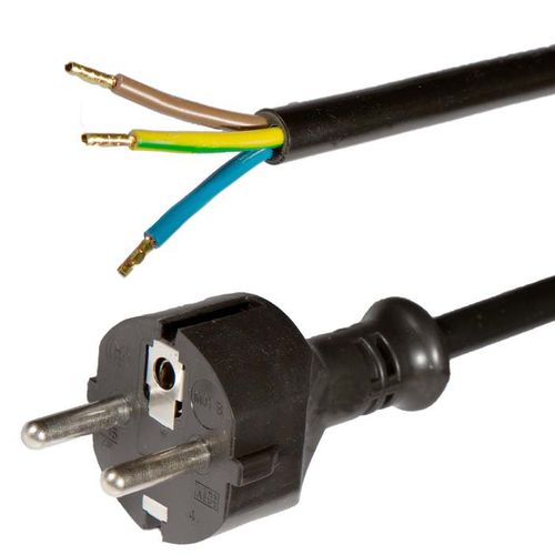 Cordón eléctrico con toma - 2311, 2312, 2321, 2322 Series - Müller Plastik GmbH
