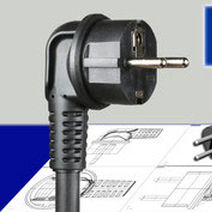 Clavija IP44 - M09B - Müller Plastik GmbH - resistente a las salpicaduras / 2 polos / CEE