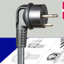 Clavija 2 polos - M09D - Müller Plastik GmbH - para aplicaciones automóviles