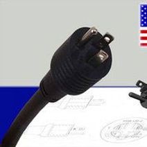 Clavija NEMA - M09US-Z - Müller Plastik GmbH - 3 polos / para aplicaciones automóviles
