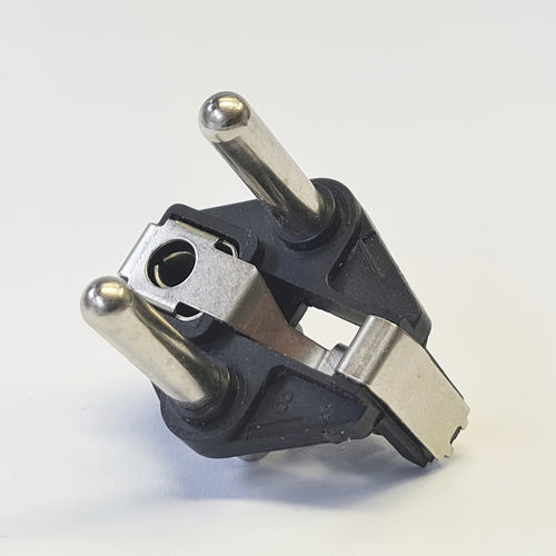 Conector de inserción hembra - Müller Plastik GmbH - 2 polos / con puesta a tierra / para toma de corriente