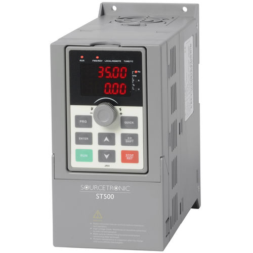 Variador de frecuencia trifásico - ST500 400V - Sourcetronic GmbH - con pantalla digital / Modbus / para montaje sobre riel DIN