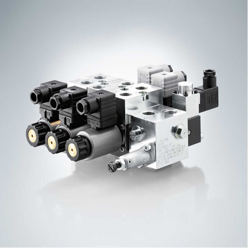 Distribuidor hidráulico de cajón - SWS  - HAWE Hydraulik SE - accionado por solenoide / compacto / proporcional